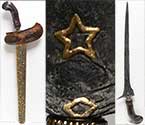 old Keris from Java with gold star